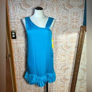 Alice and Olivia Silk Dress with Rosettes NWT size Small